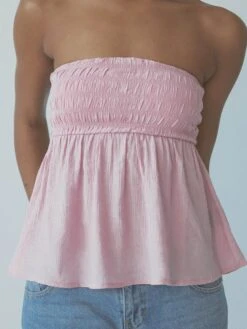 Flowy Tube Top Brami -ChicNest Store Braless Sundays 0000 KN Flowy Tube Top Brami Pink 4