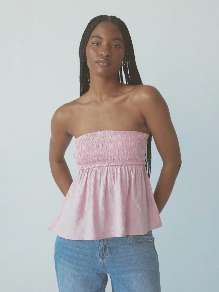 Front Page -ChicNest Store Braless Sundays 0003 KN Flowy Tube Top Brami Pink 1 768x1024 1