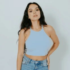 High Neck Brami -ChicNest Store HN Blue 1 2a5ceea1 a1e1 4687 8623 d8ac2f19ef9f