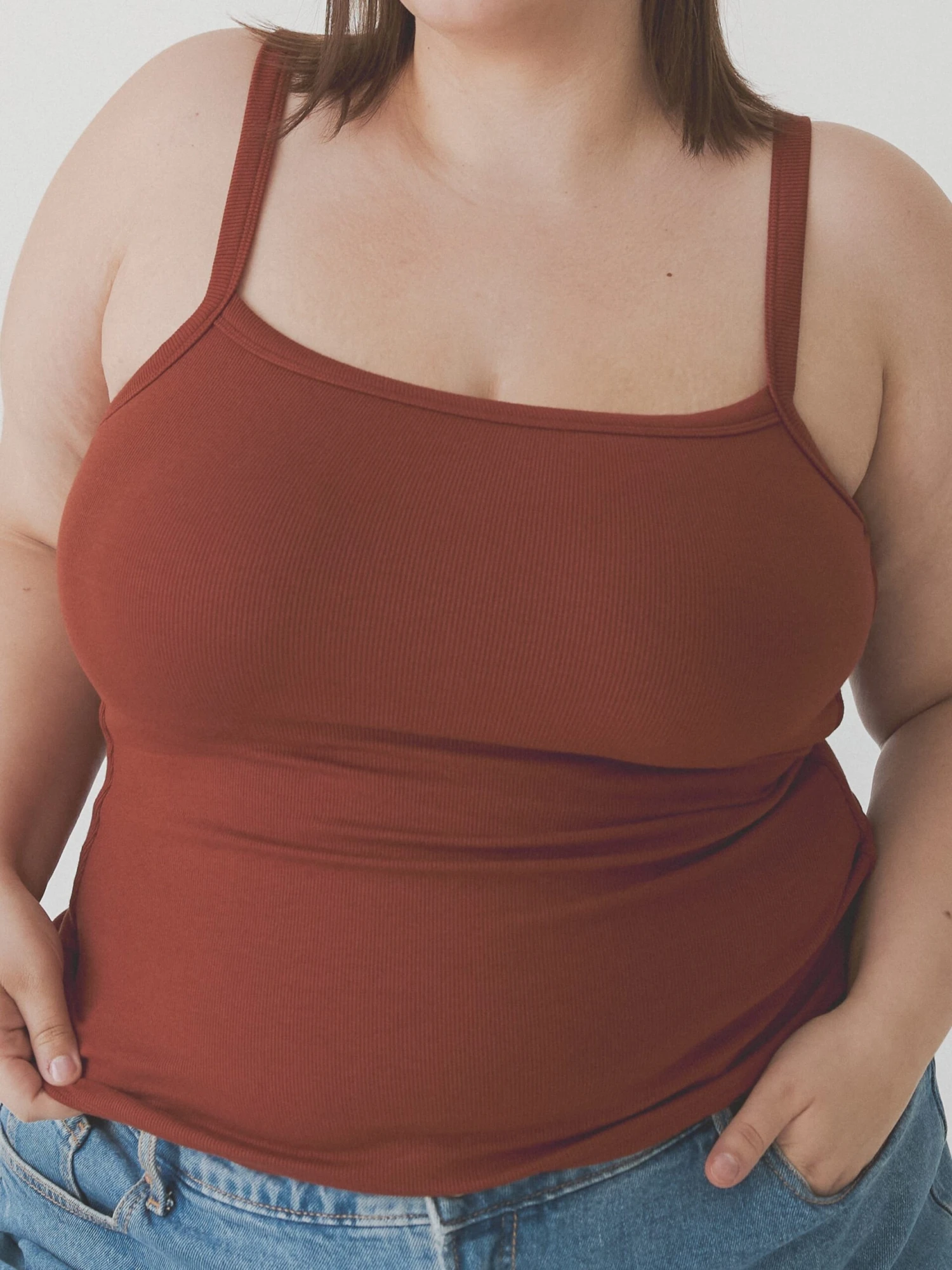 Ribbed Square Neck Brami 9 Ribbed Square Neck Brami - Image 7