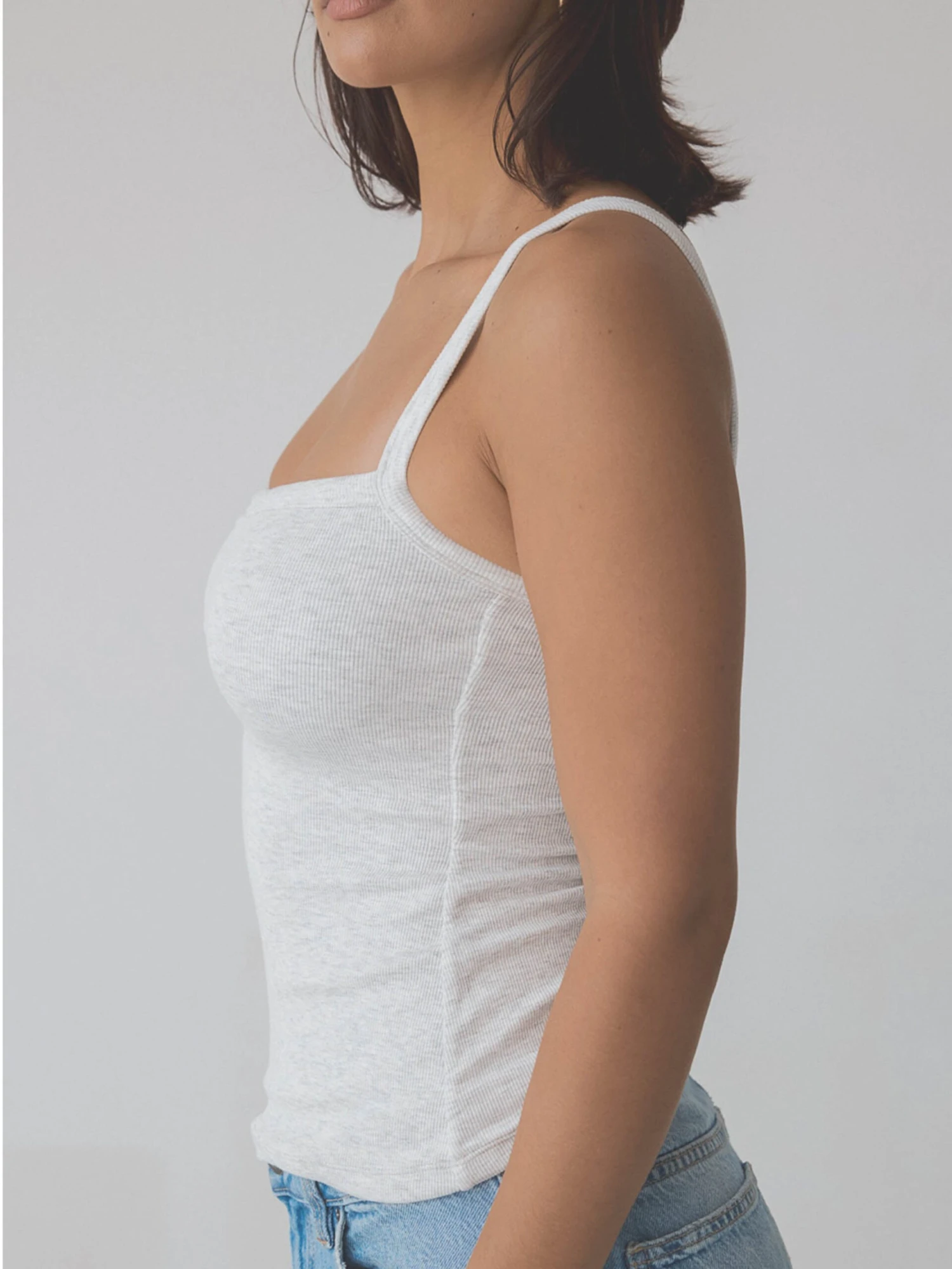 Ribbed Square Neck Brami 18 Ribbed Square Neck Brami - Image 16