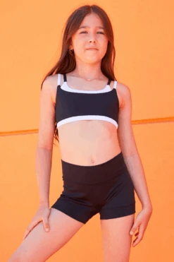 Double Time Top -ChicNest Store double time top youth fitted wear tops bra tops jojax black youth small 403467