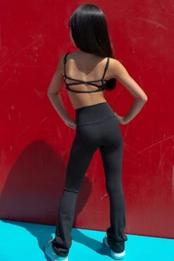 Kick-Flare Pant -ChicNest Store kick flare pant fitted wear bottoms leggings jojax black youth small 855806