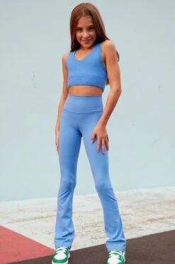 Kick-Flare Pant -ChicNest Store kick flare pant fitted wear bottoms leggings jojax frost youth small 454293