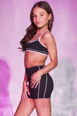 Model Top 39 Model Top -ChicNest Store model top fitted wear tops bra tops jojax black youth small 444809