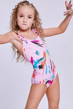 Ruffled Up Leo -ChicNest Store ruffled up leo fitted wear one pieces leotards jojax 545833
