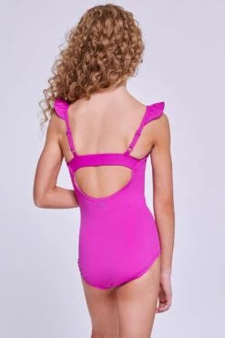 Ruffled Up Leo -ChicNest Store ruffled up leo fitted wear one pieces leotards jojax 844309