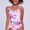 Ruffled Up Leo -ChicNest Store ruffled up leo fitted wear one pieces leotards jojax costa youth x large 796027