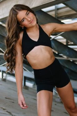 Twist Top -ChicNest Store twist top jojax black youth small 222014