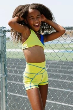 Twist Top -ChicNest Store twist top jojax soft lime cobalt youth small 343892